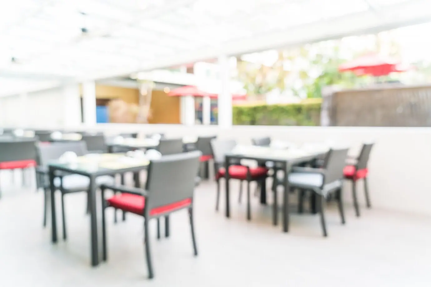 Abstrakte Unschärfe eines Restaurants